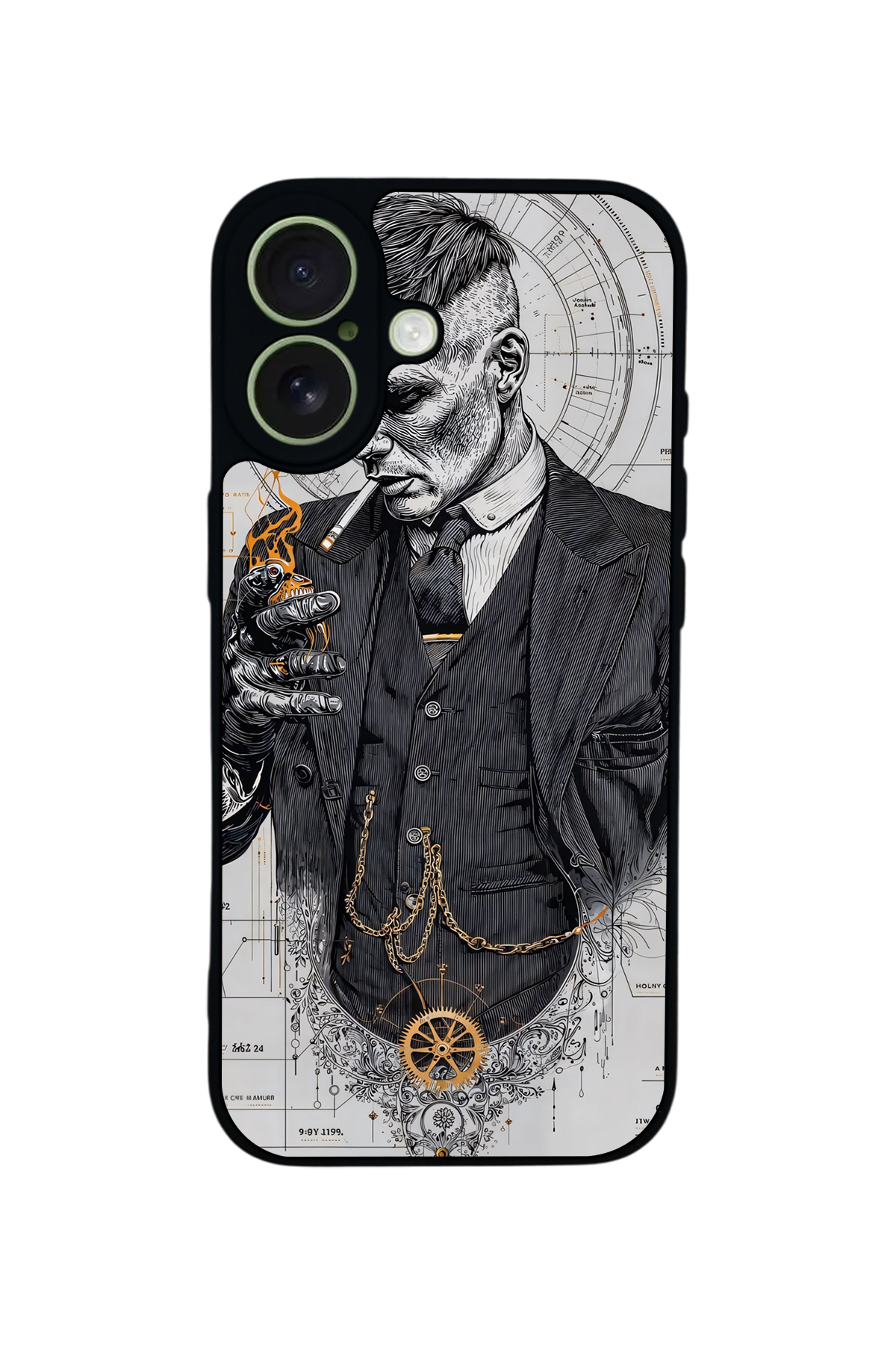iPhone 17 Uyumlu Peaky Blinders Tasarımlı Glossy Premium Kılıf