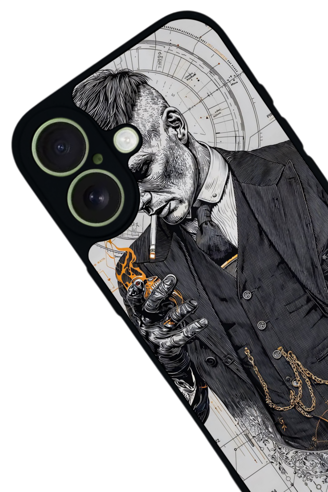 iPhone 17 Uyumlu Peaky Blinders Tasarımlı Glossy Premium Kılıf