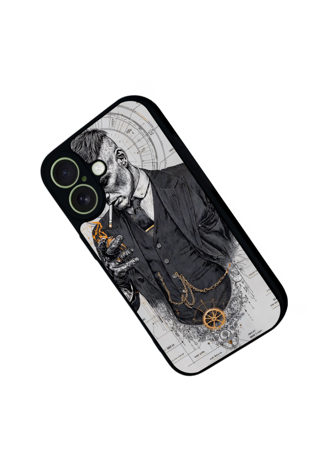 iPhone 17 Uyumlu Peaky Blinders Tasarımlı Glossy Premium Kılıf
