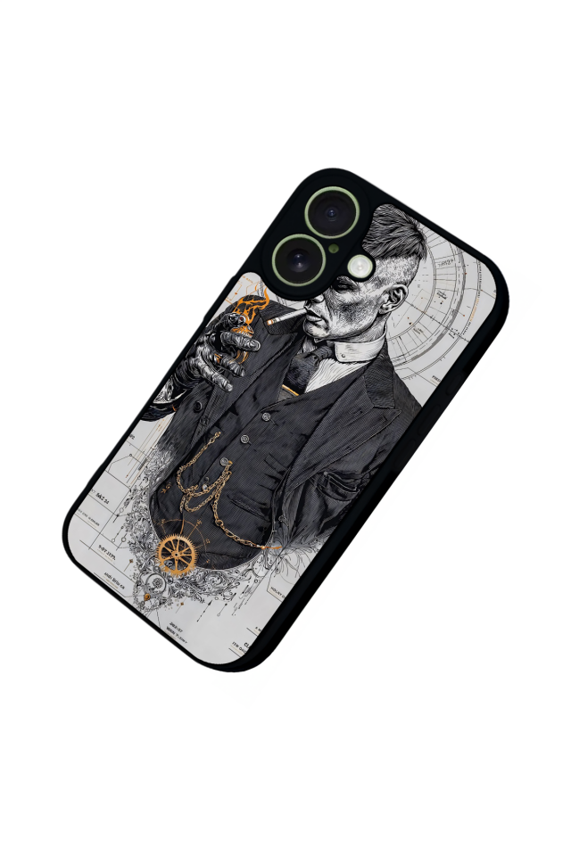 iPhone 17 Uyumlu Peaky Blinders Tasarımlı Glossy Premium Kılıf
