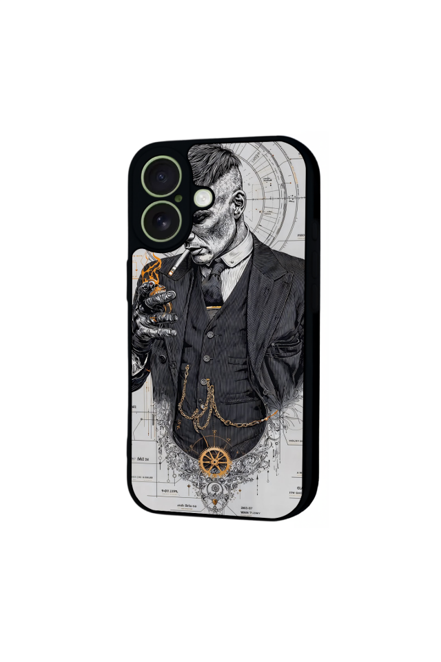 iPhone 17 Uyumlu Peaky Blinders Tasarımlı Glossy Premium Kılıf