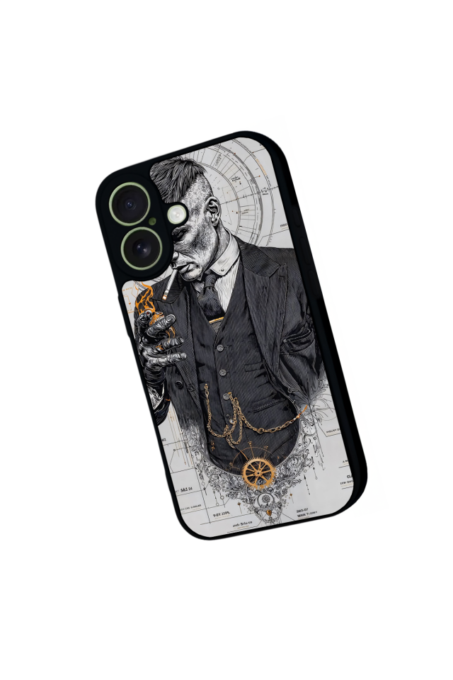 iPhone 17 Uyumlu Peaky Blinders Tasarımlı Glossy Premium Kılıf