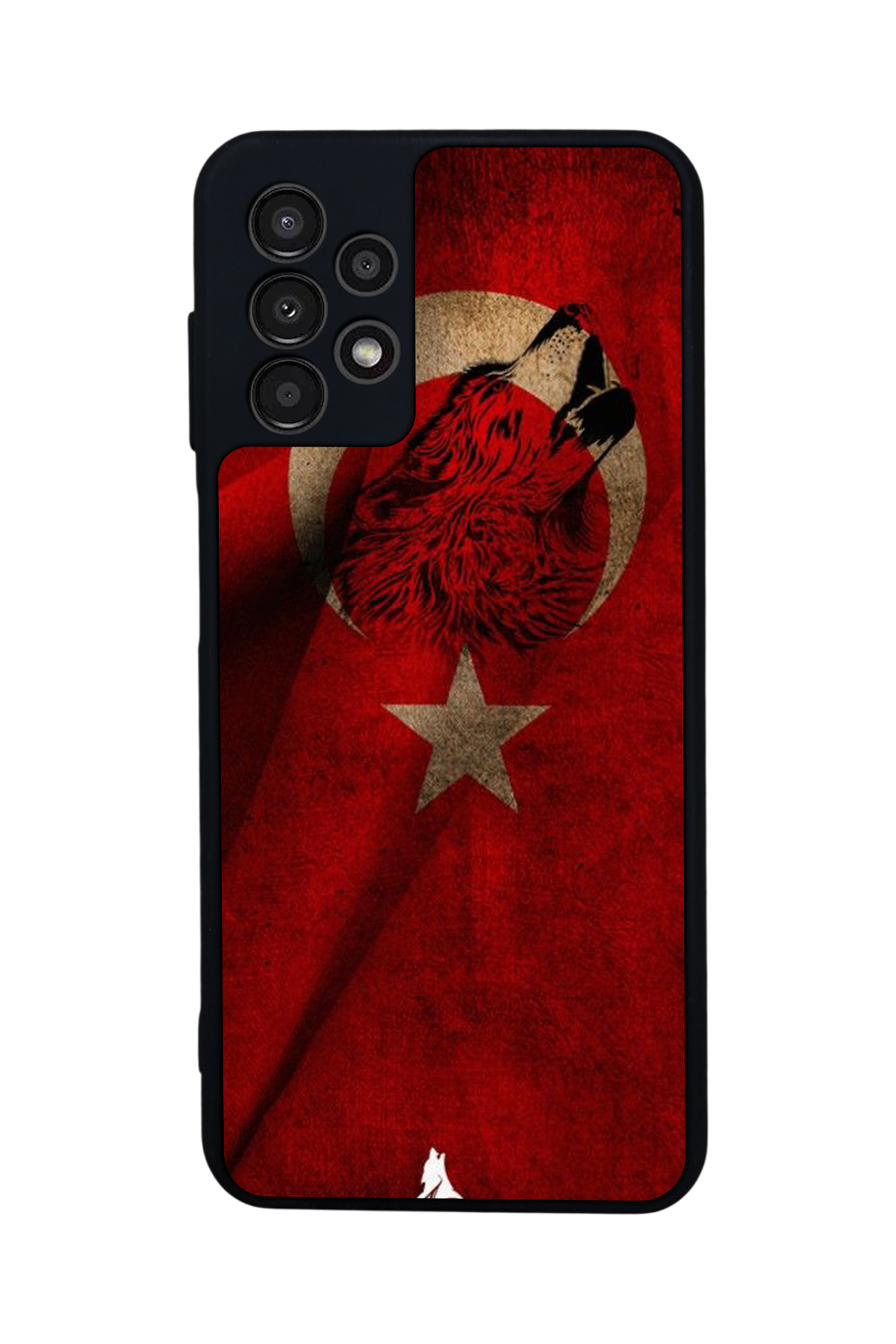 Samsung Galaxy A13 Uyumlu Türk Bayragi Tasarımlı Glossy Premium Kılıf