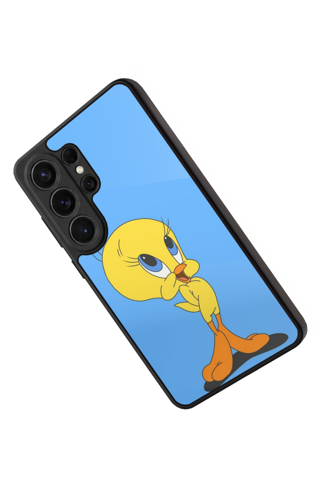 Samsung Galaxy S26 Ultra Uyumlu Tweety Tasarımlı Glossy Premium Kılıf
