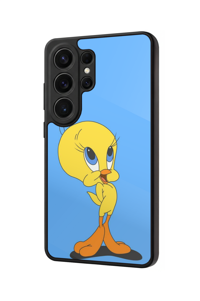 Samsung Galaxy S26 Ultra Uyumlu Tweety Tasarımlı Glossy Premium Kılıf