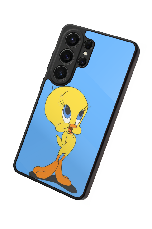 Samsung Galaxy S26 Ultra Uyumlu Tweety Tasarımlı Glossy Premium Kılıf