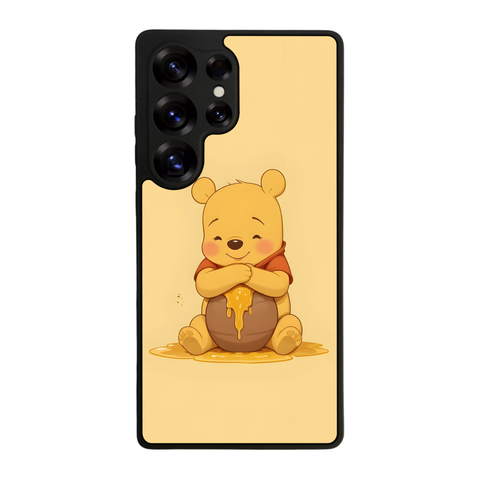 Samsung Galaxy S25 Ultra Uyumlu Winnie Tasarımlı Glossy Premium Kılıf