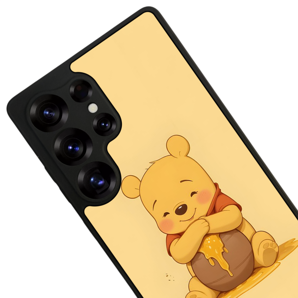 Samsung Galaxy S25 Ultra Uyumlu Winnie Tasarımlı Glossy Premium Kılıf