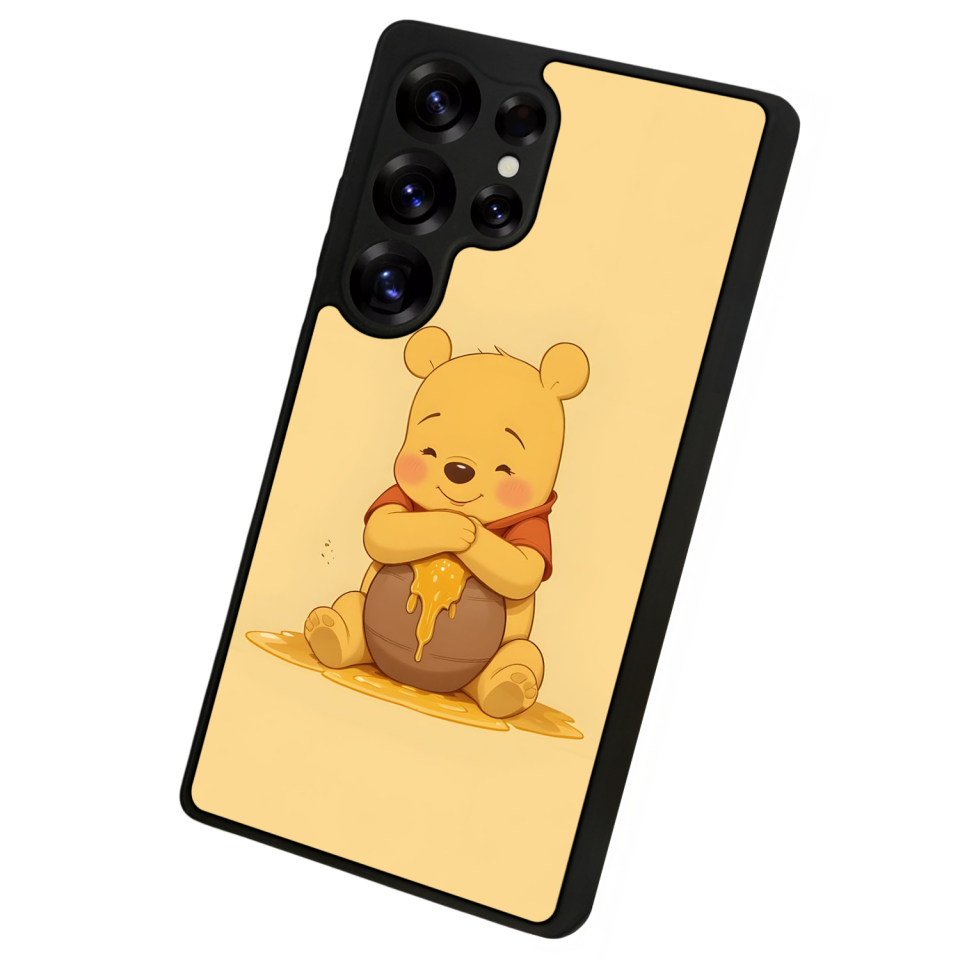 Samsung Galaxy S25 Ultra Uyumlu Winnie Tasarımlı Glossy Premium Kılıf