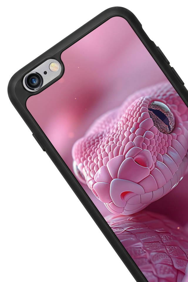 iPhone 6 Plus Uyumlu Yılan Tasarımlı Glossy Premium Kılıf
