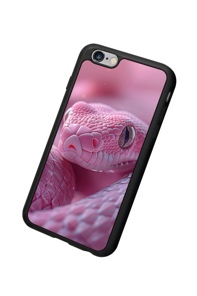 iPhone 6 Plus Uyumlu Yılan Tasarımlı Glossy Premium Kılıf