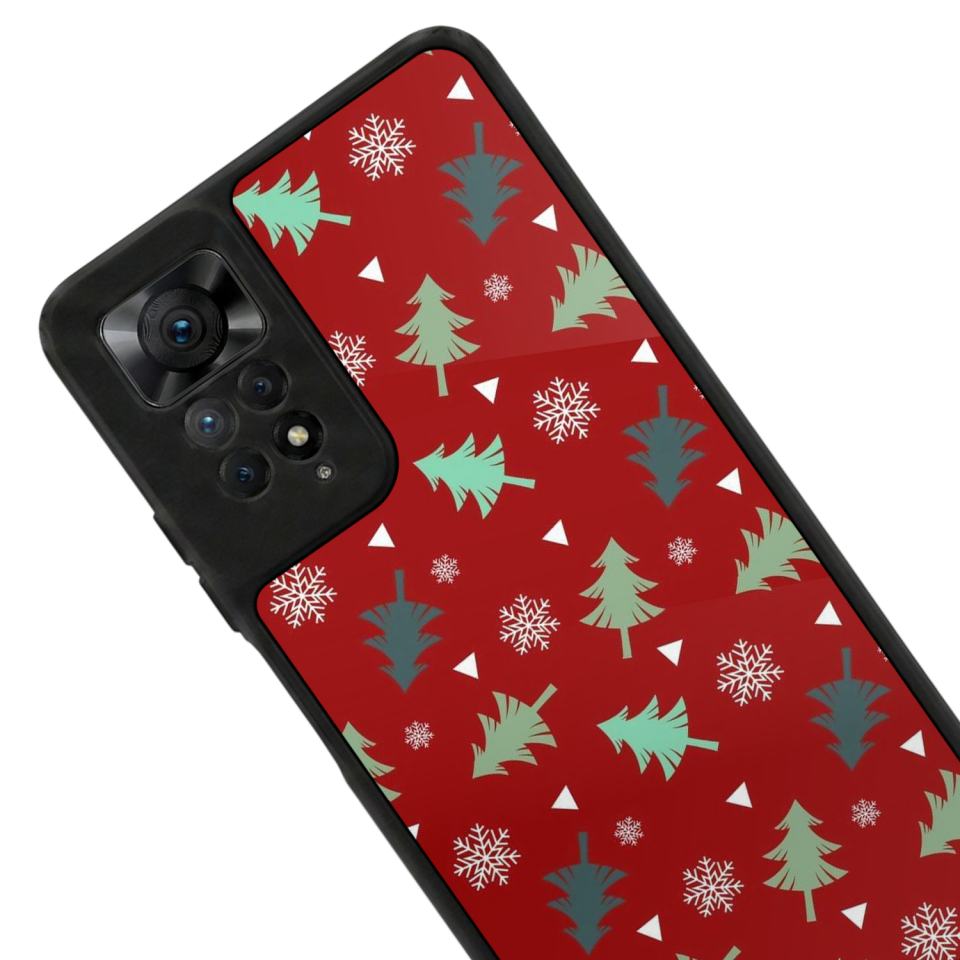 Xiaomi Redmi Note 12 Pro Uyumlu Yilbasi Christmas Tasarımlı Glossy Premium Kılıf