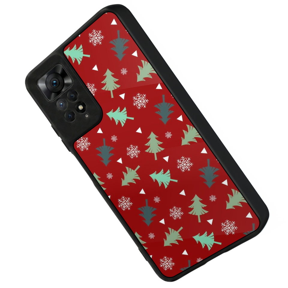 Xiaomi Redmi Note 12 Pro Uyumlu Yilbasi Christmas Tasarımlı Glossy Premium Kılıf