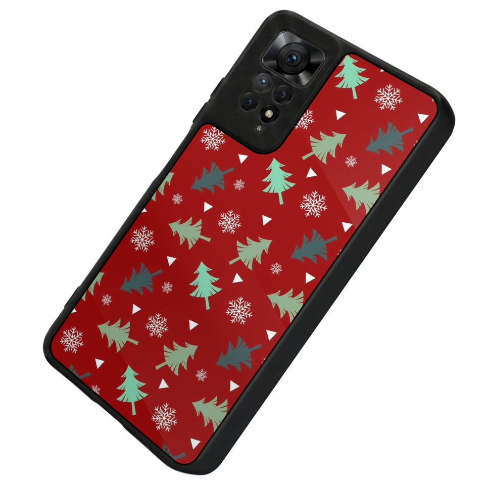 Xiaomi Redmi Note 12 Pro Uyumlu Yilbasi Christmas Tasarımlı Glossy Premium Kılıf