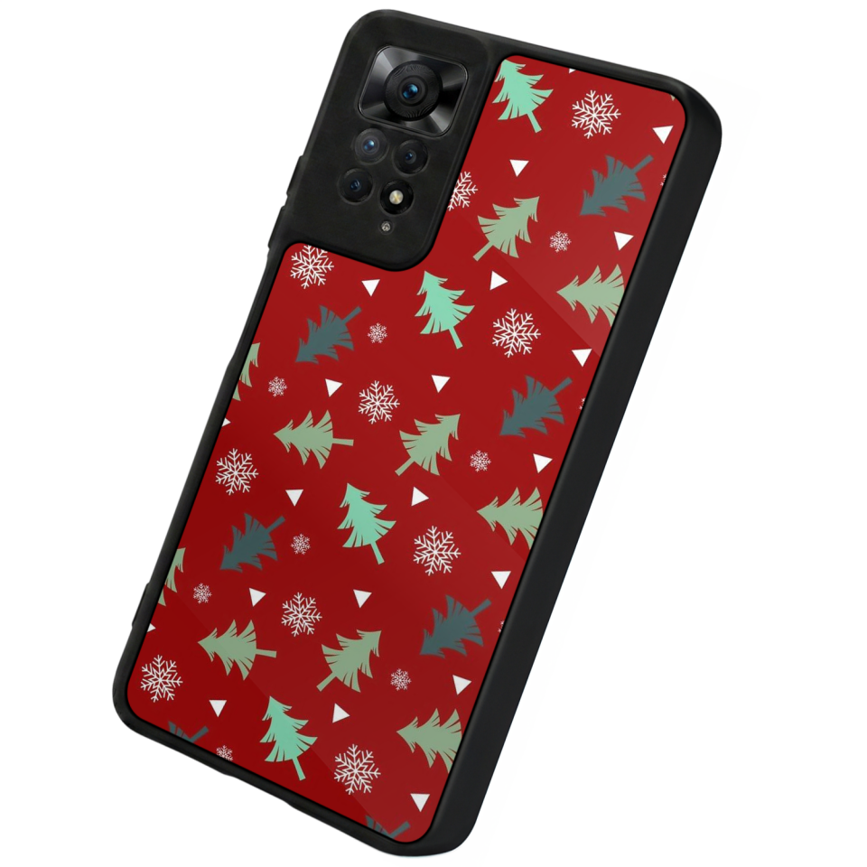 Xiaomi Redmi Note 12 Pro Uyumlu Yilbasi Christmas Tasarımlı Glossy Premium Kılıf