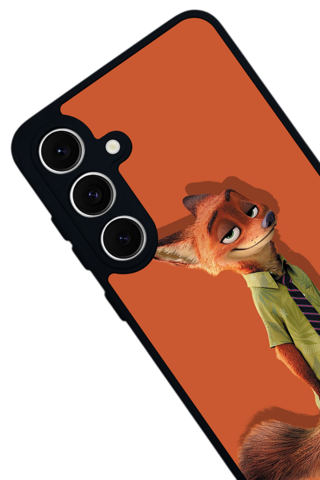 Samsung Galaxy S24 FE Uyumlu Zootropolis Tasarımlı Glossy Premium Kılıf