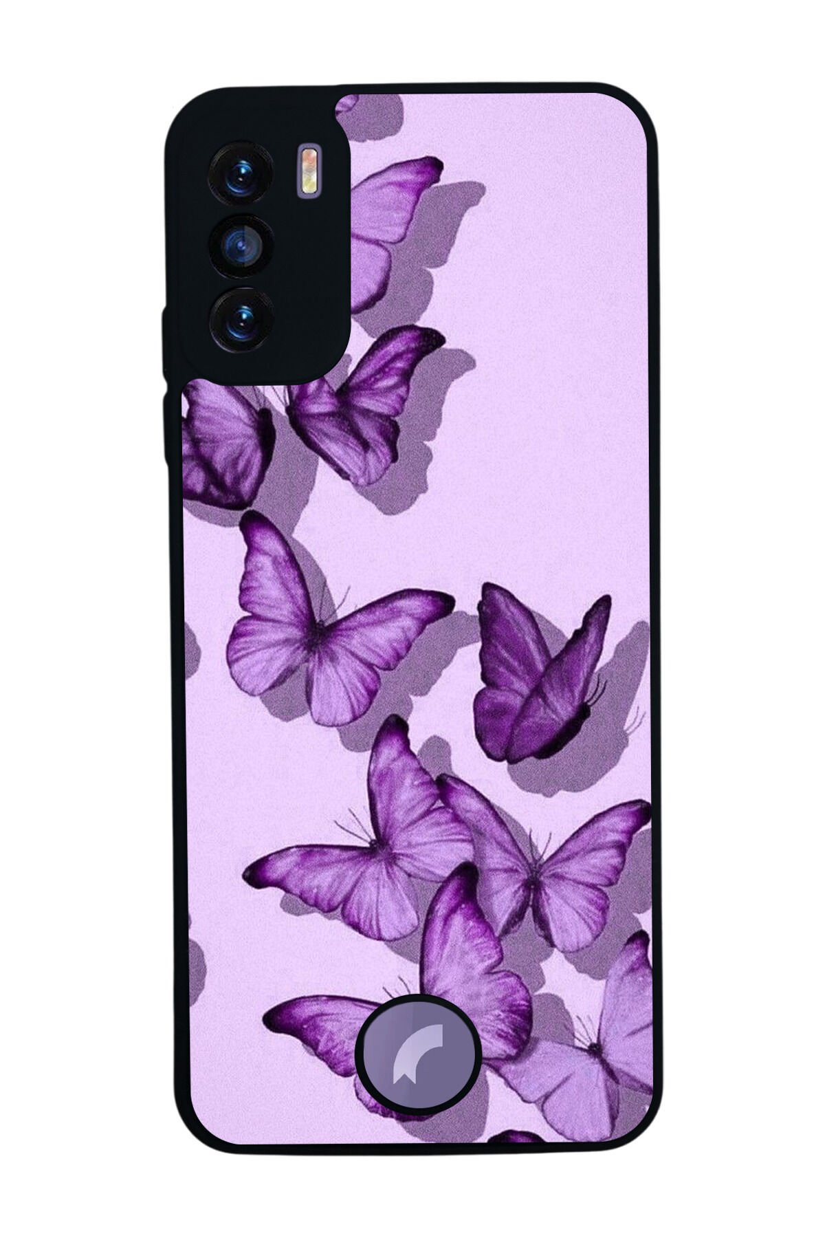 Reeder S19 Max Pro S Uyumlu Kelebek Tasarımlı Glossy Premium Kılıf