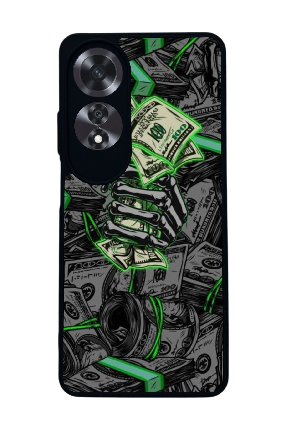 Oppo A60 Mat Siyah uyumlu Kılıf – Yumuşak Silikon, Koruyucu, Şok Emici Kapak