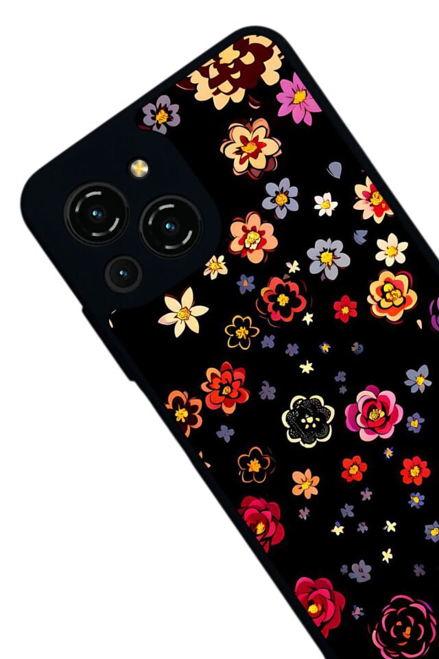 Reeder S23 Pro Max Uyumlu Floral Tasarımlı Glossy Premium Kılıf