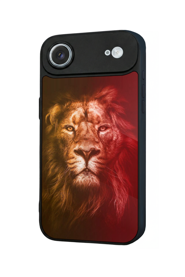 iPhone 17 Air Uyumlu Aslan Tasarımlı Glossy Premium Kılıf