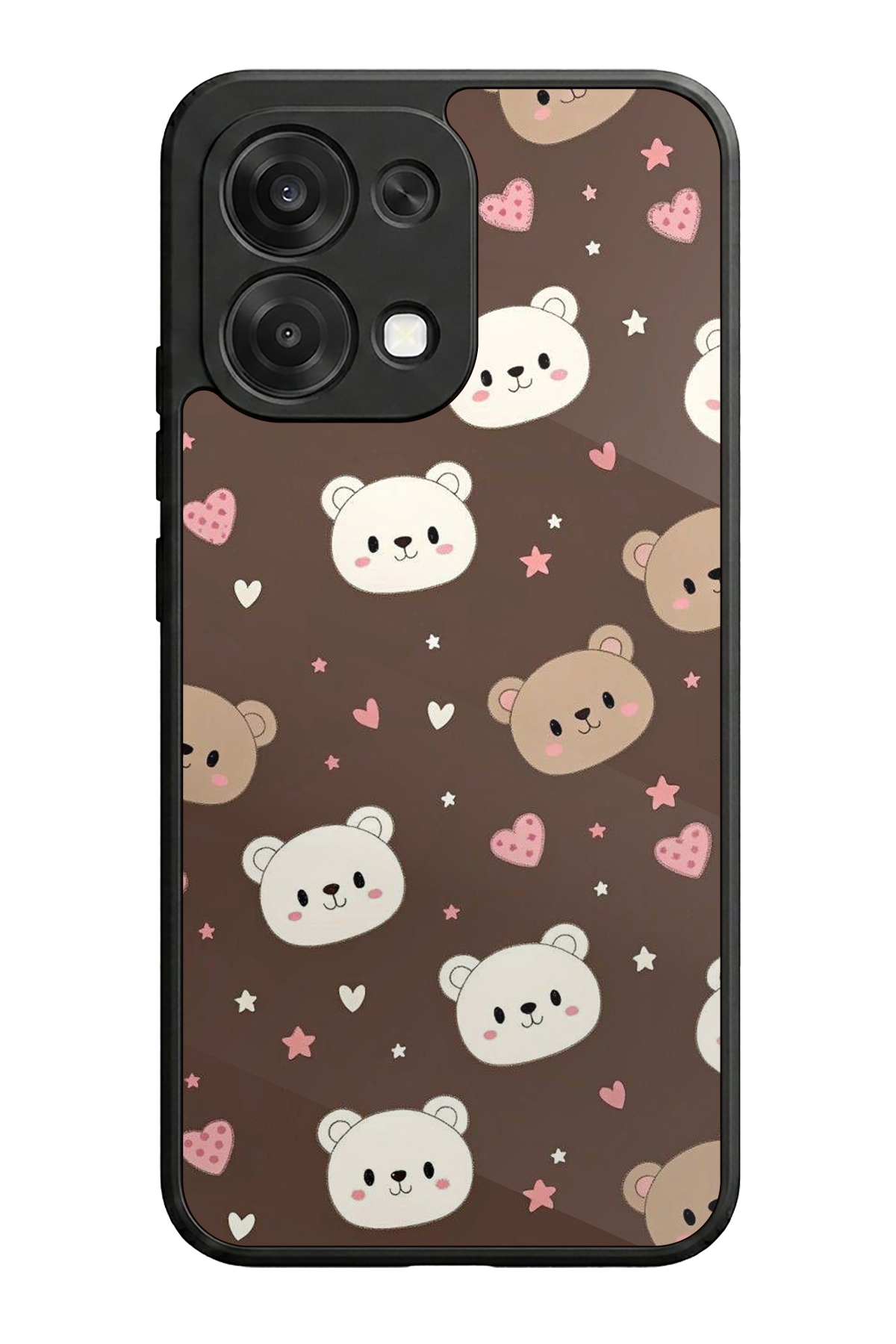 Oppo A6 Pro Uyumlu Ayı Tasarımlı Glossy Premium Kılıf