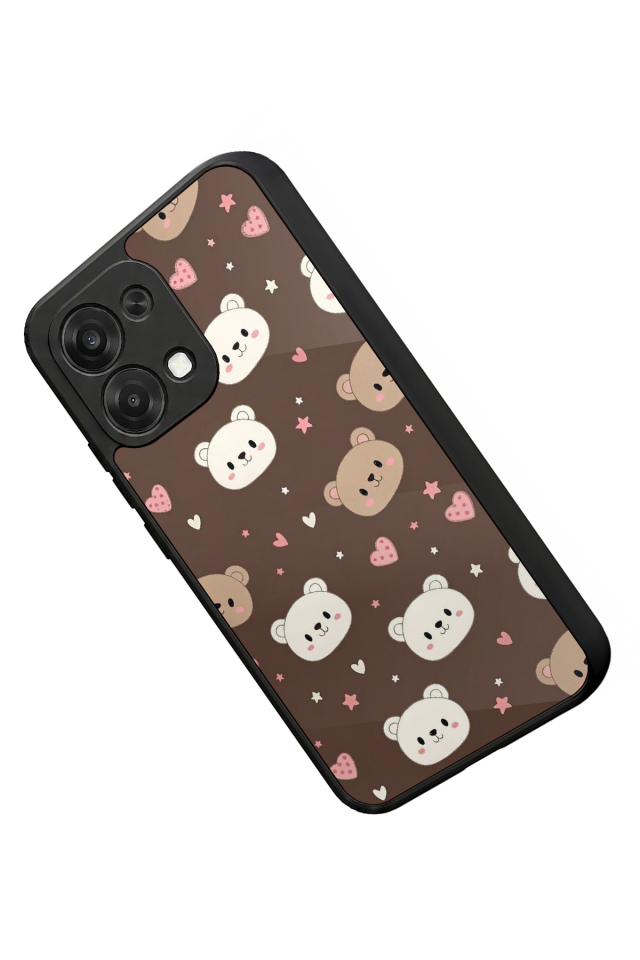 Oppo A6 Pro Uyumlu Ayı Tasarımlı Glossy Premium Kılıf