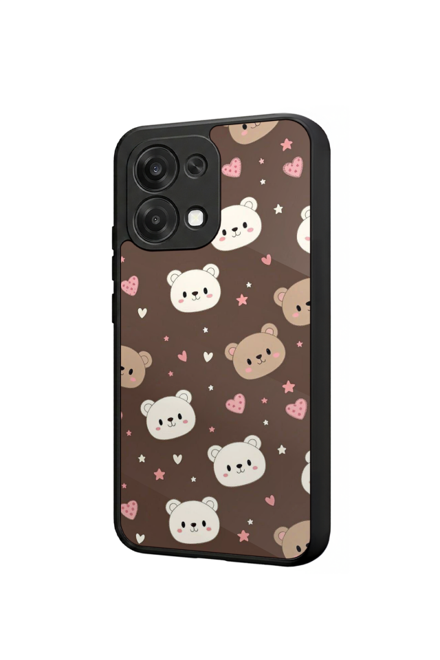 Oppo A6 Pro Uyumlu Ayı Tasarımlı Glossy Premium Kılıf