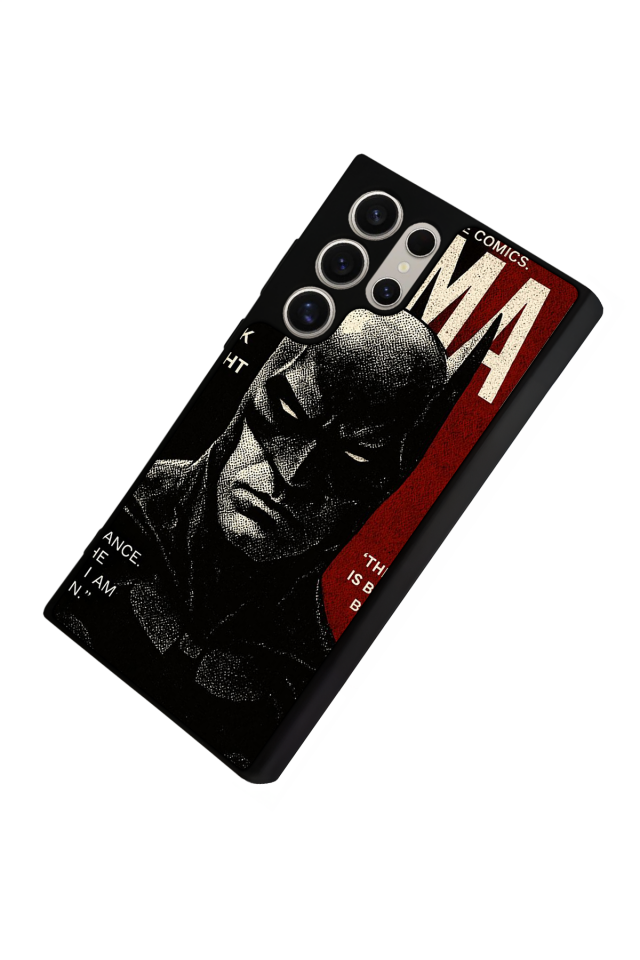 Samsung Galaxy S22 Ultra Uyumlu Batman Tasarımlı Glossy Premium Kılıf