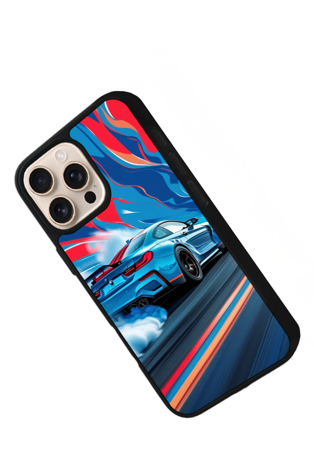 iPhone 15 Pro Uyumlu BMW Tasarımlı Glossy Premium Kılıf