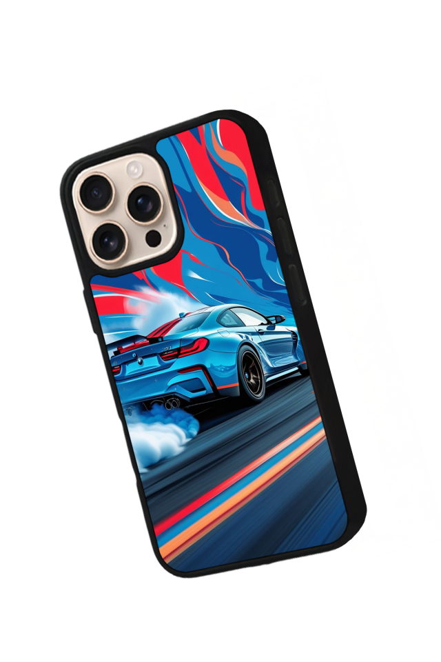 iPhone 15 Pro Uyumlu BMW Tasarımlı Glossy Premium Kılıf