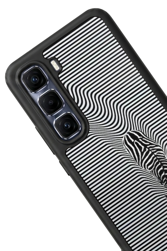 Infinix Hot 60 Pro Plus Uyumlu Çizgi Sanatı Tasarımlı Glossy Premium Kılıf