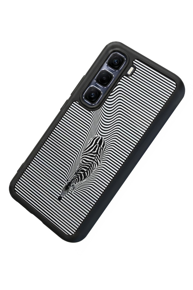 Infinix Hot 60 Pro Plus Uyumlu Çizgi Sanatı Tasarımlı Glossy Premium Kılıf