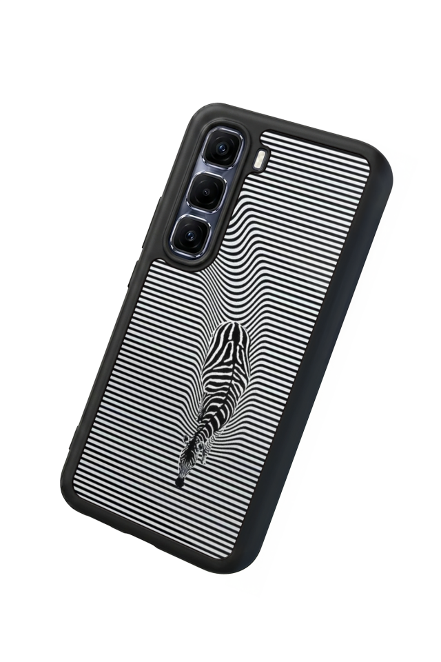 Infinix Hot 60 Pro Plus Uyumlu Çizgi Sanatı Tasarımlı Glossy Premium Kılıf