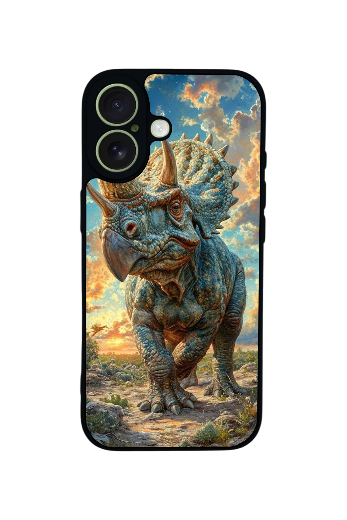 iPhone 17 Uyumlu Dinazor Tasarımlı Glossy Premium Kılıf