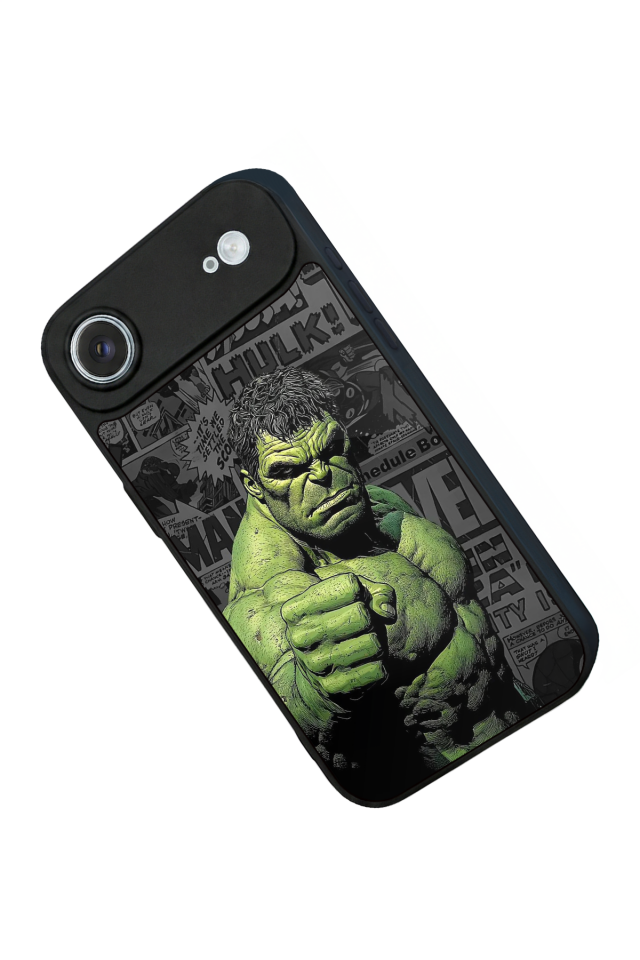 iPhone 17 Air Uyumlu Hulk Tasarımlı Glossy Premium Kılıf