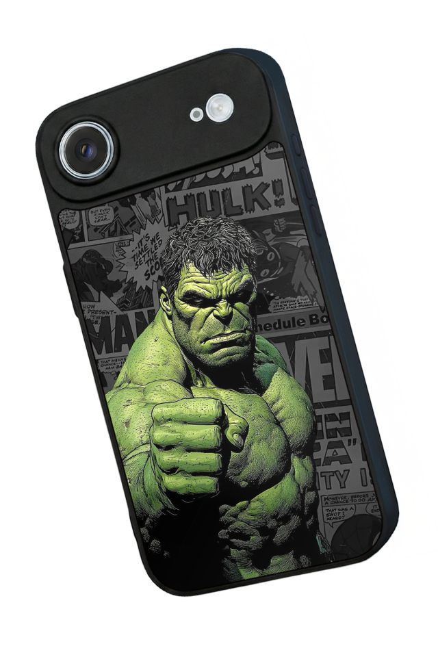 iPhone 17 Air Uyumlu Hulk Tasarımlı Glossy Premium Kılıf