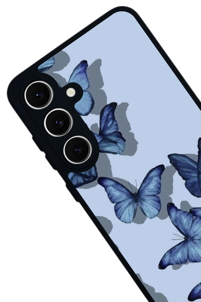Samsung Galaxy A16 Uyumlu Kelebek Tasarımlı Glossy Premium Kılıf