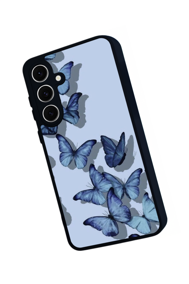 Samsung Galaxy A16 Uyumlu Kelebek Tasarımlı Glossy Premium Kılıf
