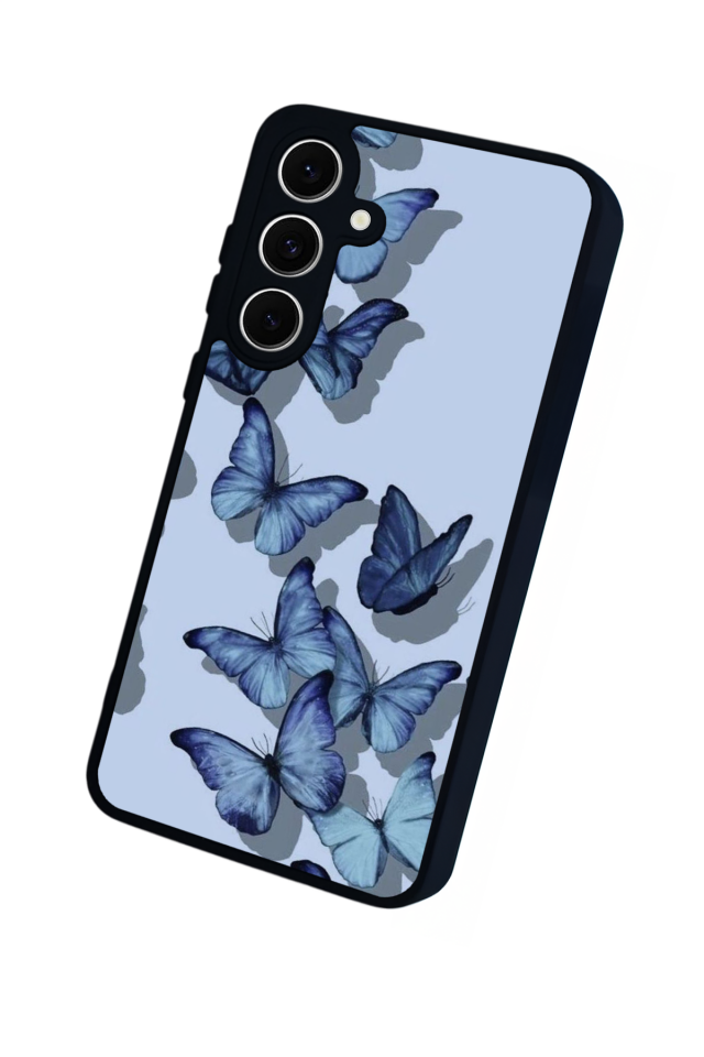 Samsung Galaxy A16 Uyumlu Kelebek Tasarımlı Glossy Premium Kılıf