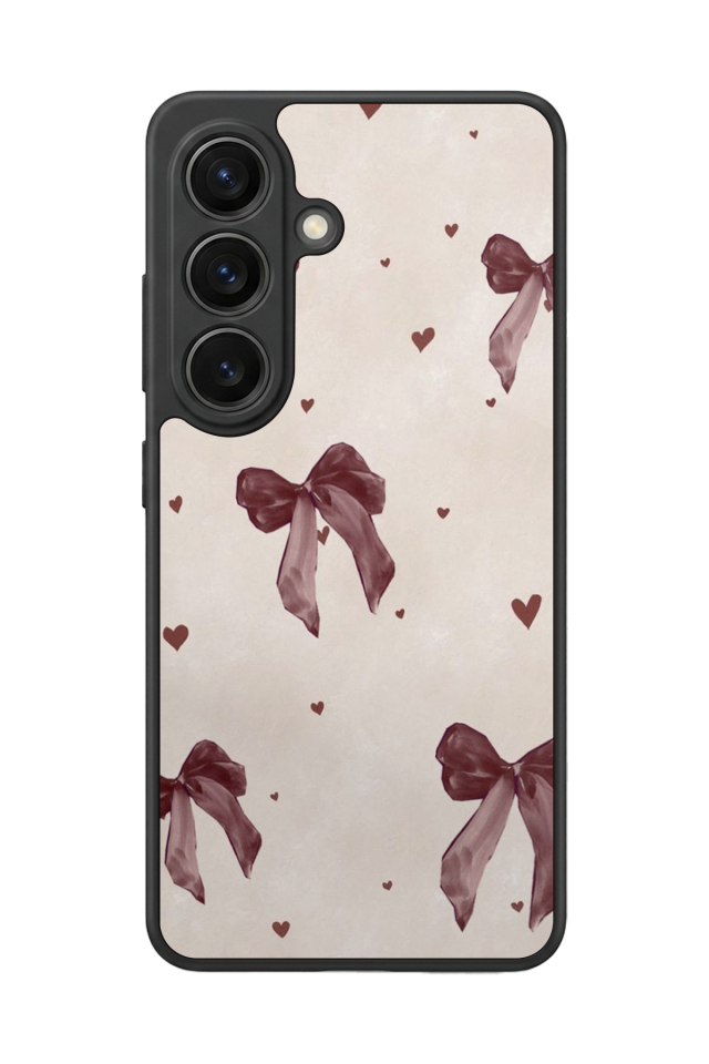 Samsung Galaxy S26 Uyumlu Kurdele Tasarımlı Glossy Premium Kılıf
