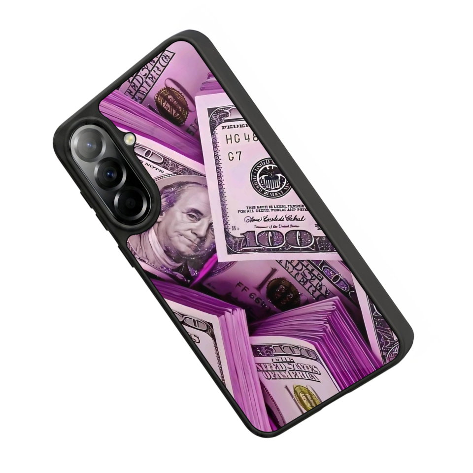 Samsung Galaxy A37 Uyumlu Money Para Tasarımlı Glossy Premium Kılıf
