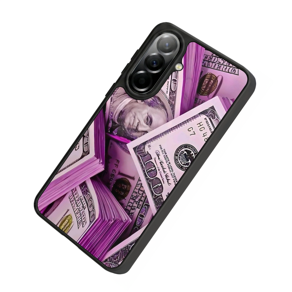 Samsung Galaxy A37 Uyumlu Money Para Tasarımlı Glossy Premium Kılıf