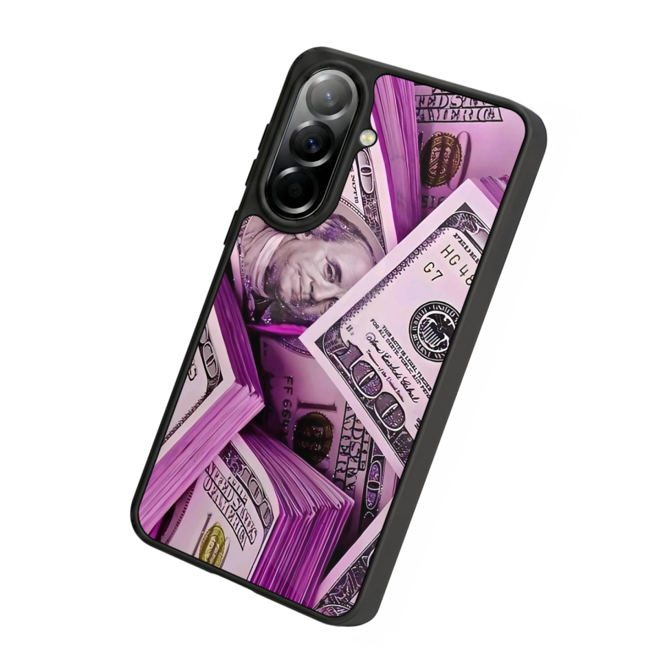 Samsung Galaxy A37 Uyumlu Money Para Tasarımlı Glossy Premium Kılıf