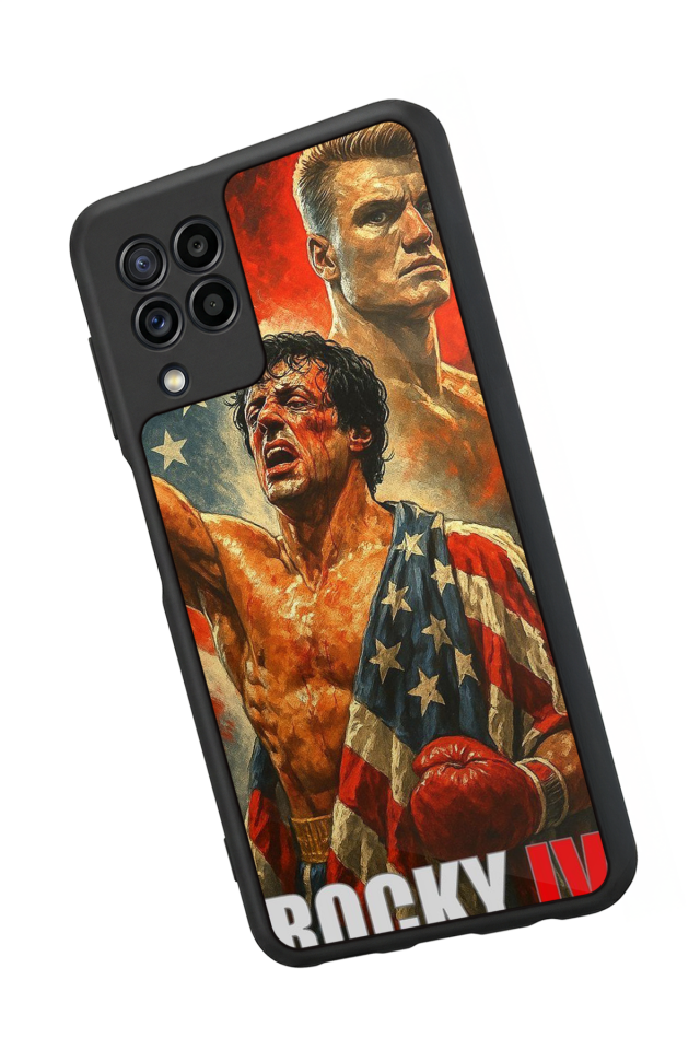 Samsung Galaxy M22 Uyumlu Rocky Tasarımlı Glossy Premium Kılıf