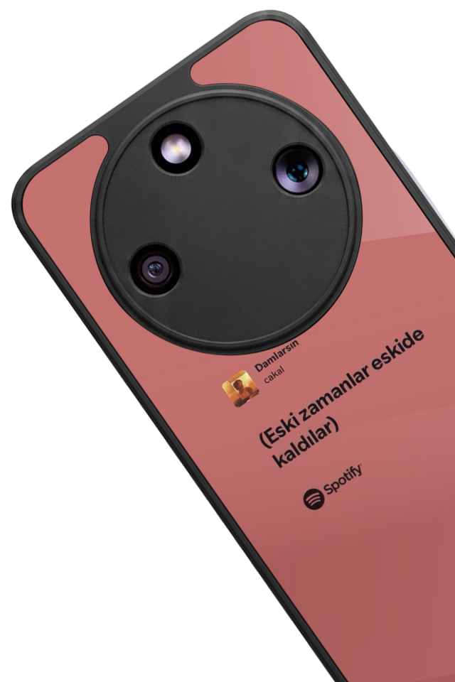 Honor Magic 8 Lite Uyumlu Kirmizi Tasarımlı Glossy Premium Kılıf