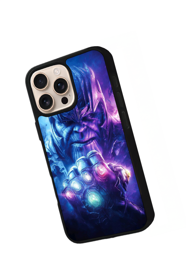 iPhone 16 Pro Max Uyumlu Thanos Tasarımlı Glossy Premium Kılıf