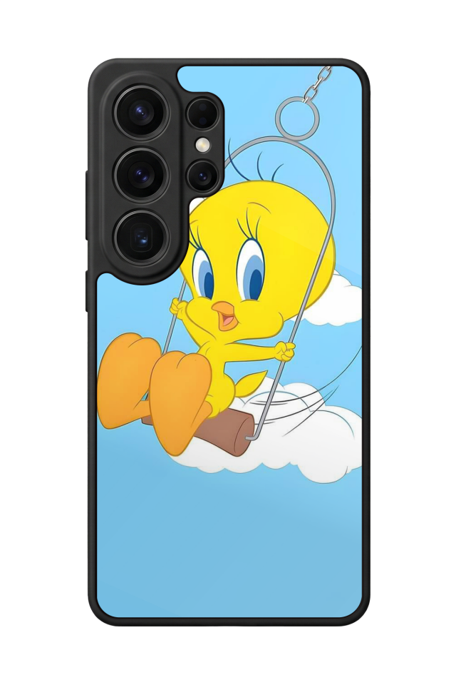 Samsung Galaxy S26 Ultra Uyumlu Tweety Tasarımlı Glossy Premium Kılıf