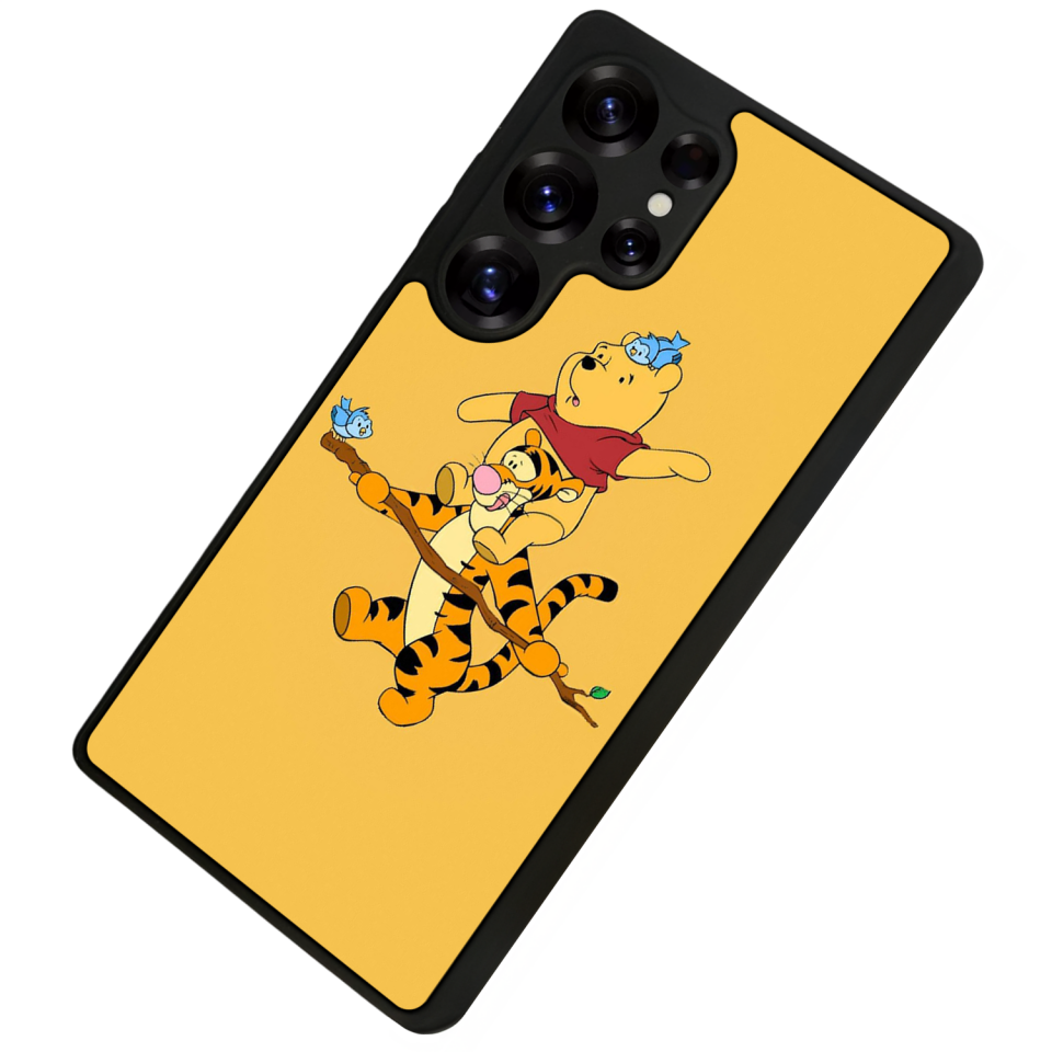 Samsung Galaxy S25 Ultra Uyumlu Winnie Tasarımlı Glossy Premium Kılıf