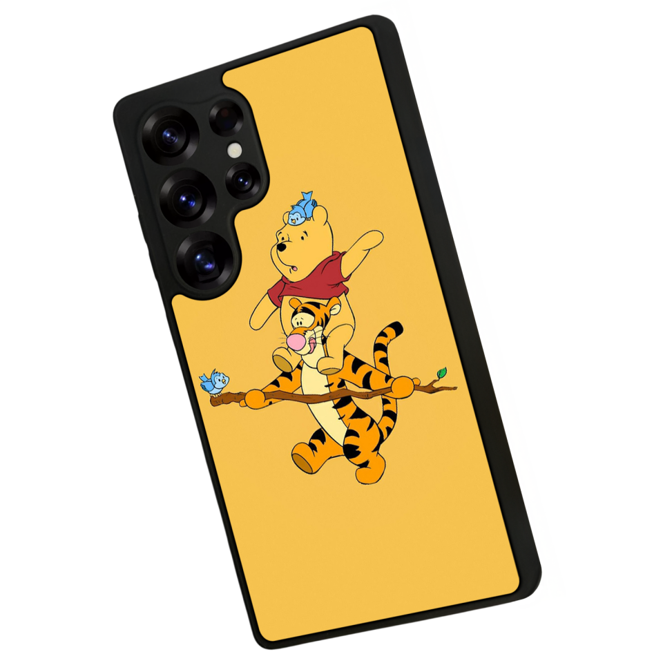 Samsung Galaxy S25 Ultra Uyumlu Winnie Tasarımlı Glossy Premium Kılıf