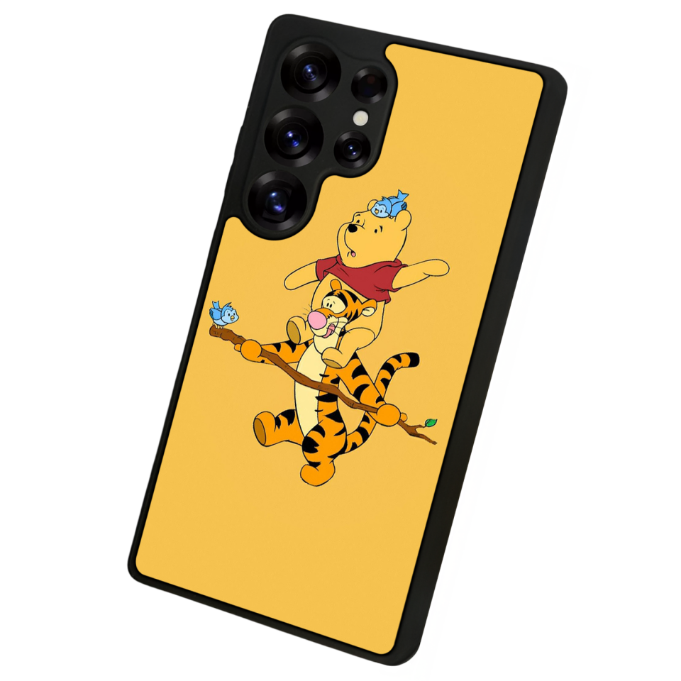 Samsung Galaxy S25 Ultra Uyumlu Winnie Tasarımlı Glossy Premium Kılıf